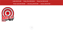 Tablet Screenshot of bullseyepizzaonline.com